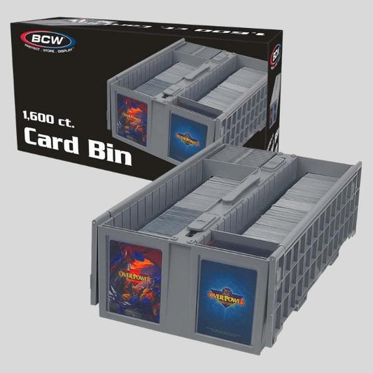 BCW 1600 Count Card Bin – Secure Storage for Trading Cards, Sports & TCG