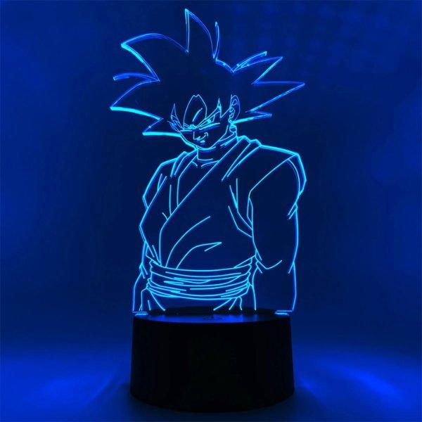 Goku Black LED Lamp 06 Dragon Ball Super Otaku Lamps RGB