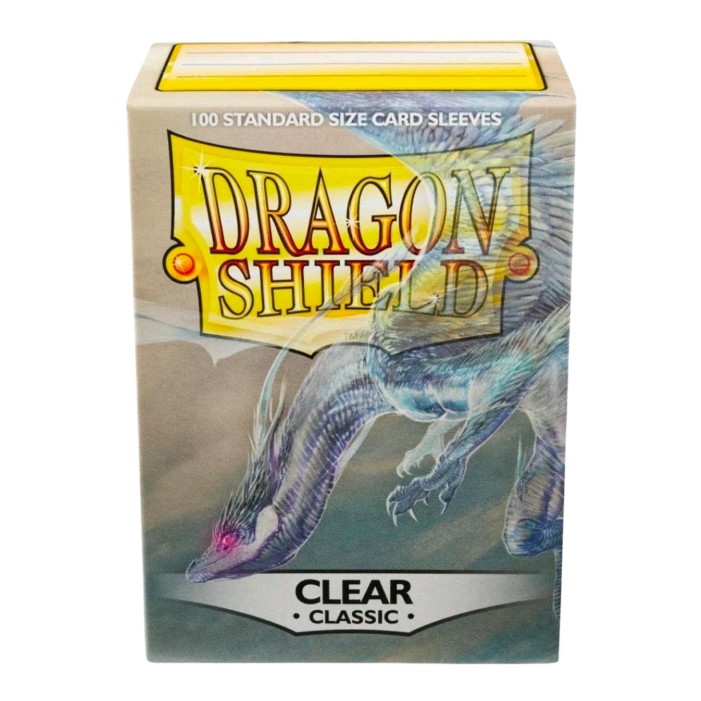 Dragon Shield Classic Clear Card Sleeves – 100ct | Premium Standard Size Deck Protectors