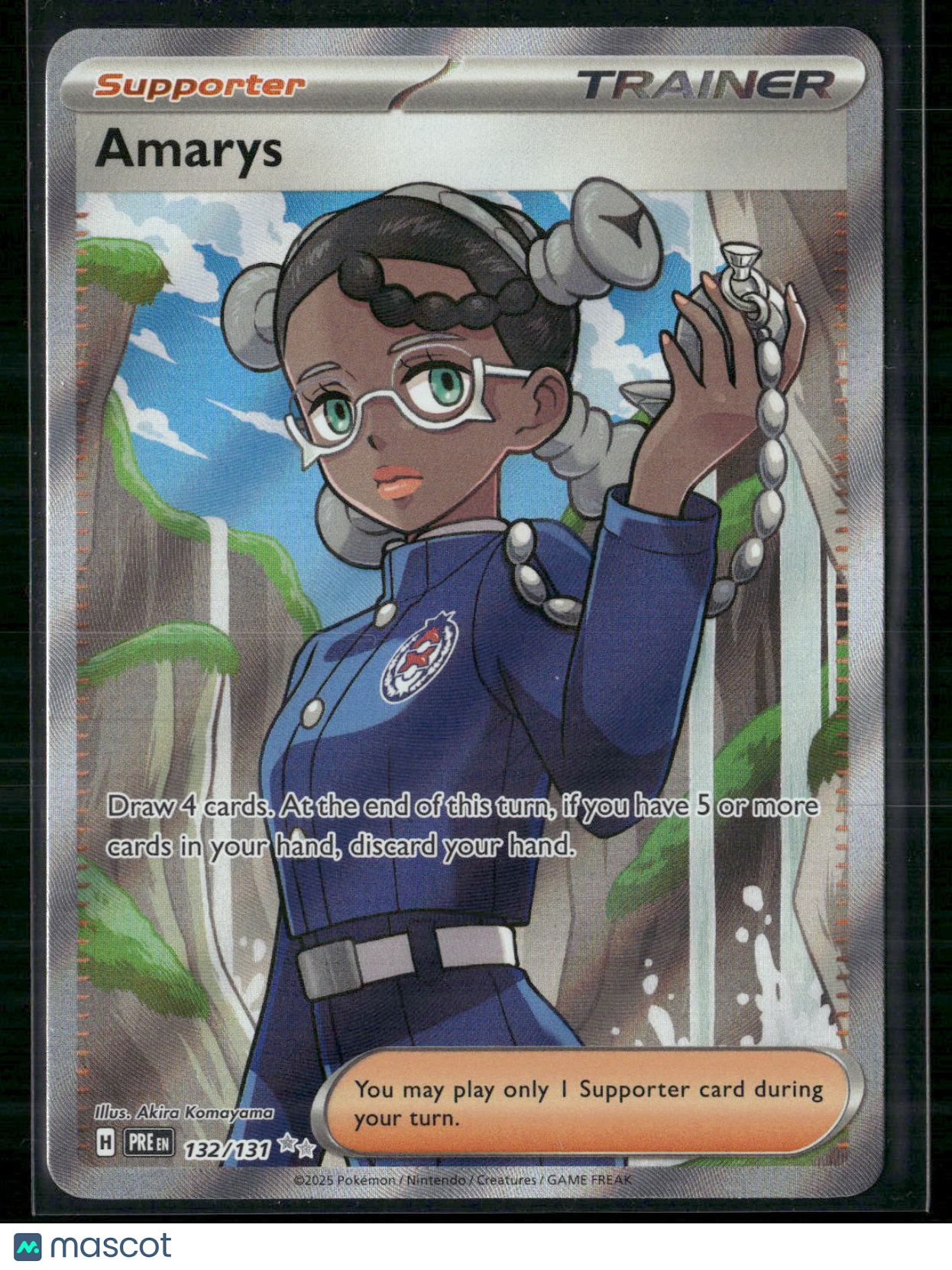Amarys #132/131 2025 Pokemon Scarlet & Violet Prismatic Evolutions Holo