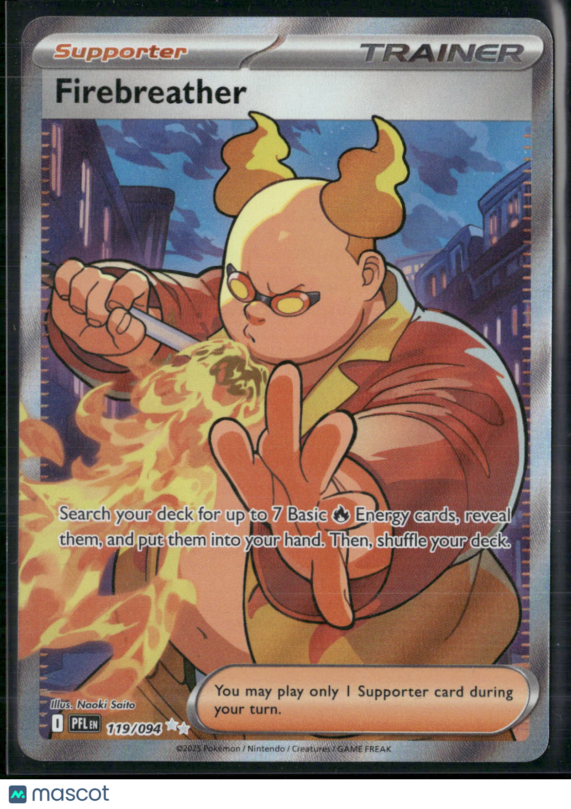 Firebreather #119/94 2023 Obsidian Flames