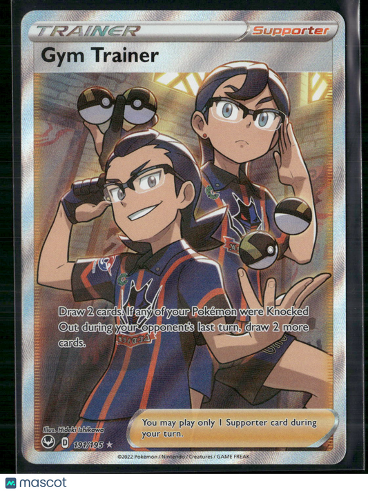 Gym Trainer #191/195 2022 Silver Tempest Holo