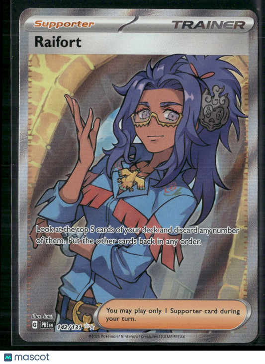 Raifort - 142/131 - Ultra Rare - Prismatic Evolutions - Pokémon Card - NM/M