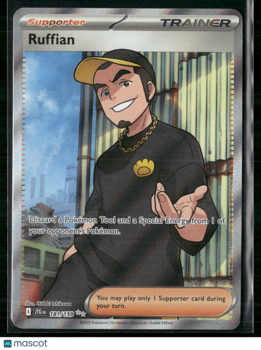 Ruffian 181/159 Journey Together ultra Rare Pokemon Full Art Trainer