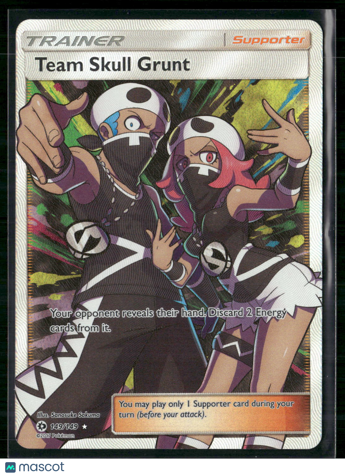 Team Skull Grunt #149/149 2017 Sun & Moon Holo