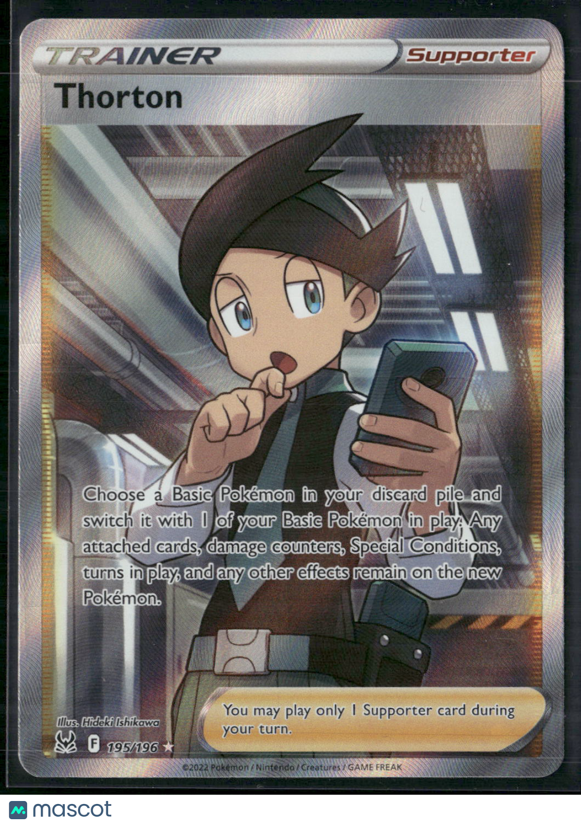 Thorton 195/196 Ultra Rare Lost Origin Pokemon NM/M TCG