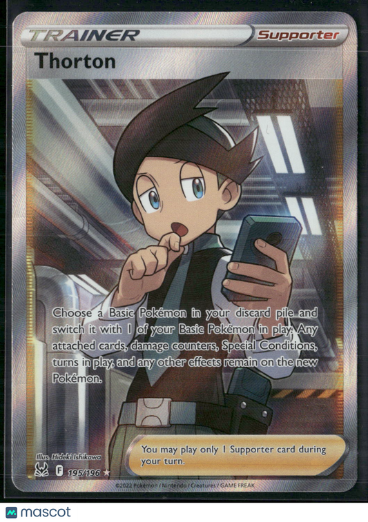 Thorton 195/196 Ultra Rare Lost Origin Pokemon NM/M TCG