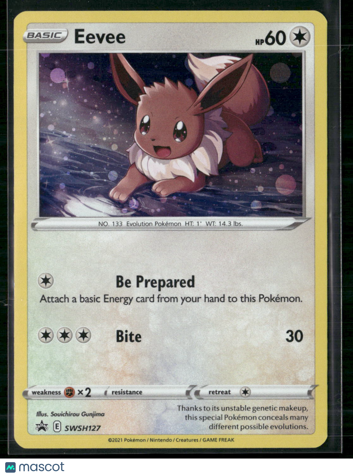 Eevee - SWSH127 - Black Star Promo - Pokemon Card - #SWSH127