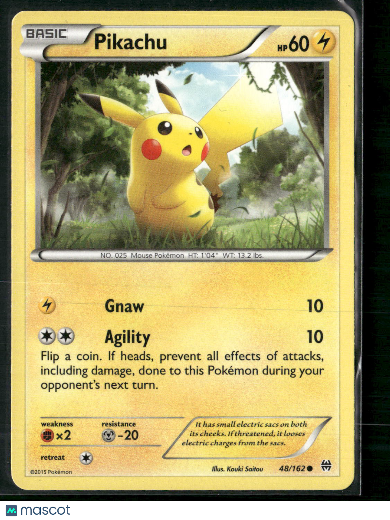 Pikachu - XY BREAKthrough 48/162 Pokemon Card