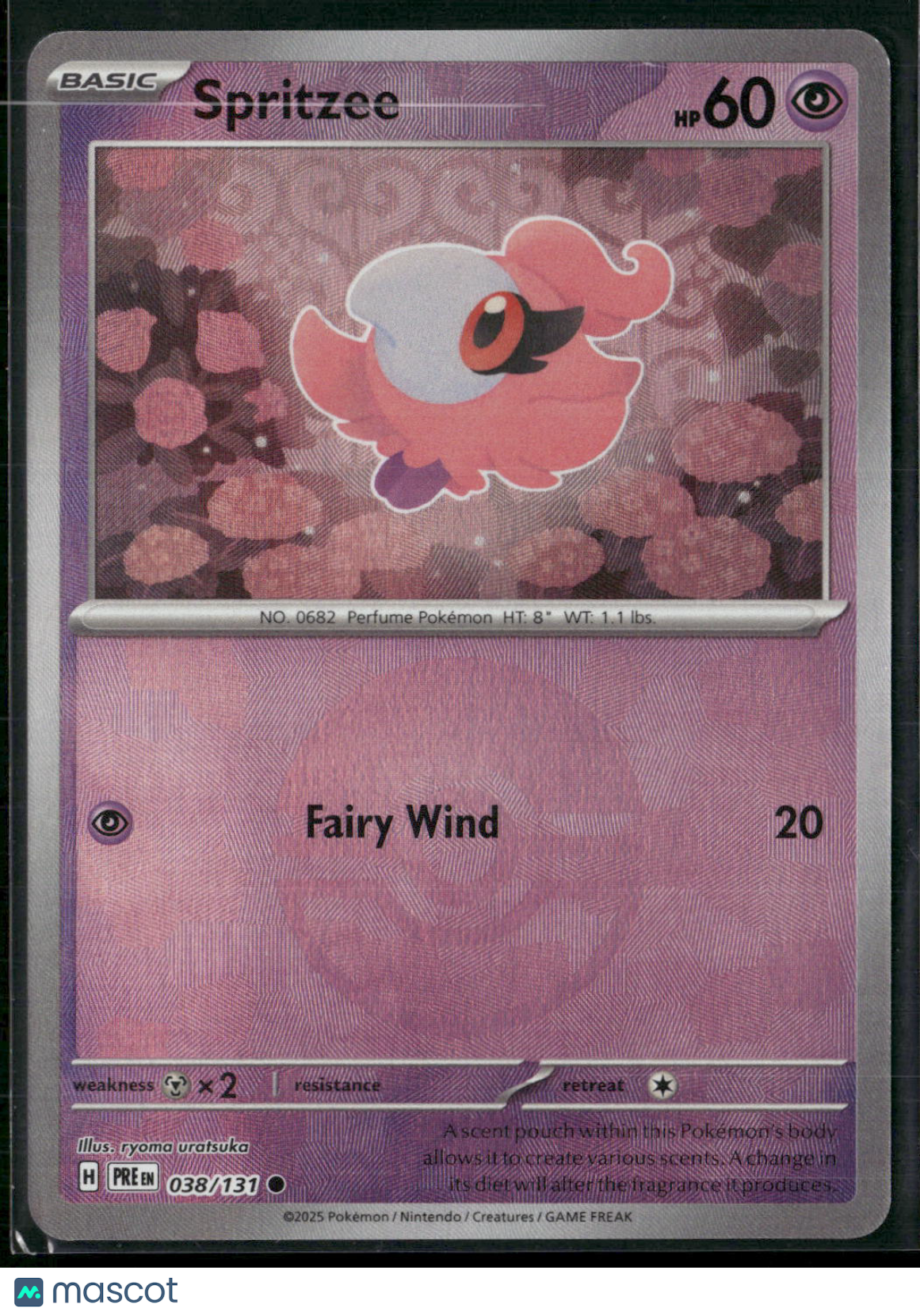 Spritzee #38/131 2025 Prismatic Evolutions Pokeball