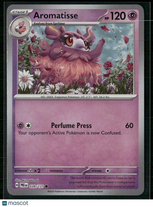 Aromatisse #39/131 2025 Prismatic Evolutions Pokeball