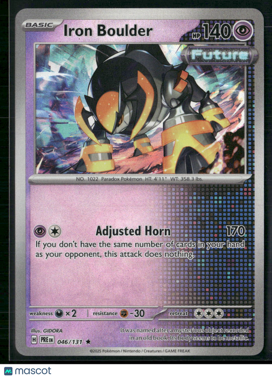 Iron Boulder #46/131 2025 Prismatic Evolutions Pokeball