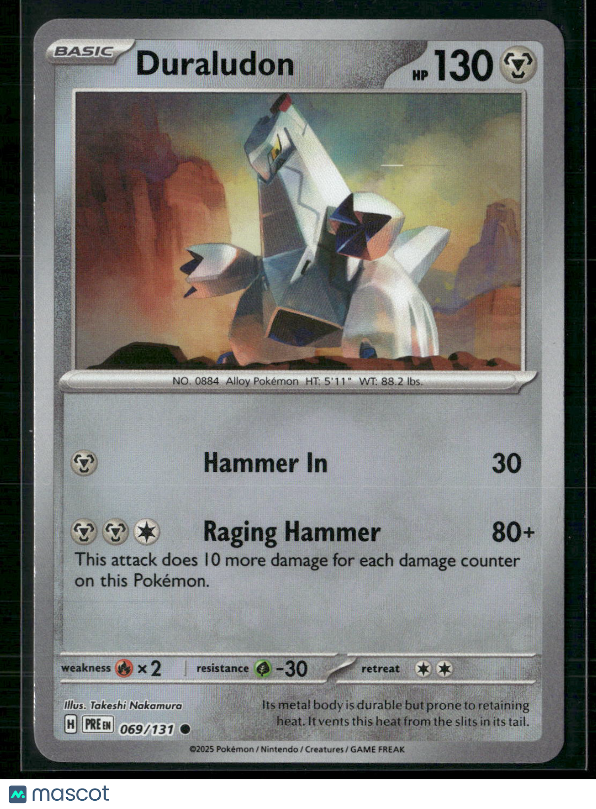 Duraludon #69/131 2025 Prismatic Evolutions Pokeball