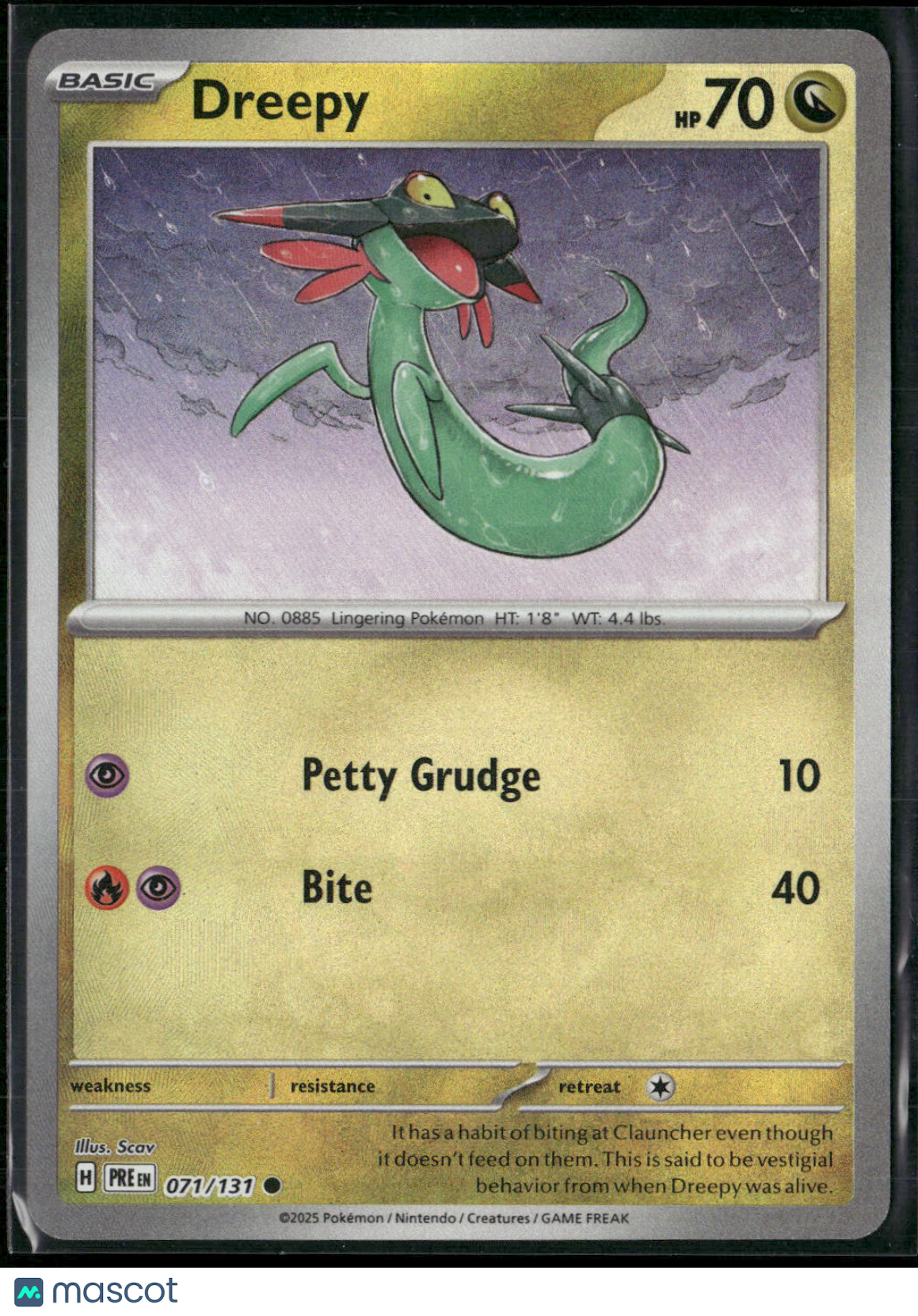 Dreepy #71/131 2025 Prismatic Evolutions Pokeball