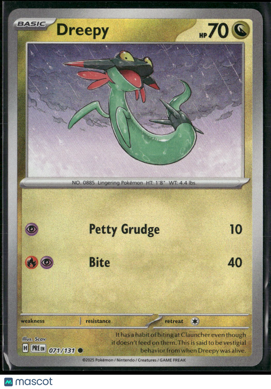 Dreepy #71/131 2025 Prismatic Evolutions Pokeball