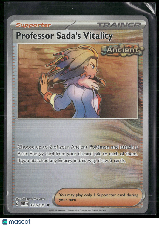 Professor Sada's Vitality #120/131 2025 Prismatic Evolutions Pokeball