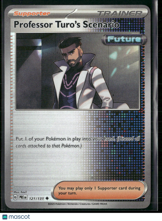 Professor Turo's Scenario #121/131 2025 Prismatic Evolutions Pokeball