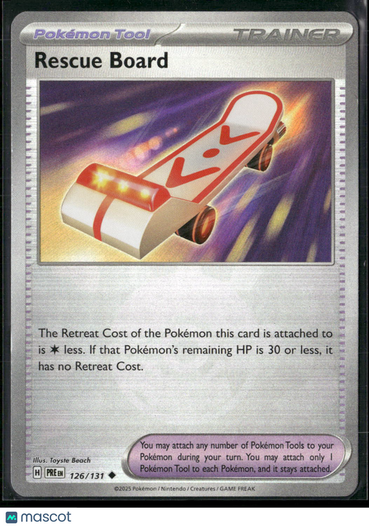 Rescue Board #126/131 2025 Prismatic Evolutions Pokeball