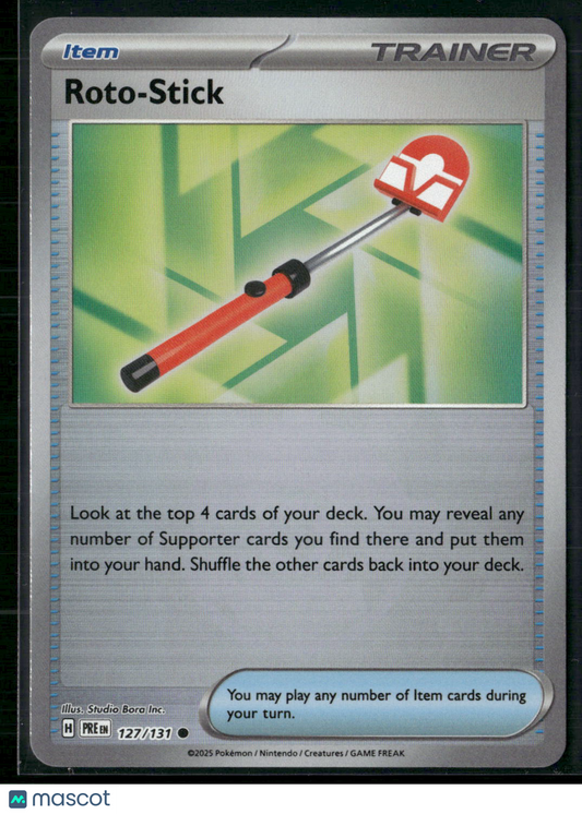 Roto-Stick #127/131 2025 Prismatic Evolutions Pokeball