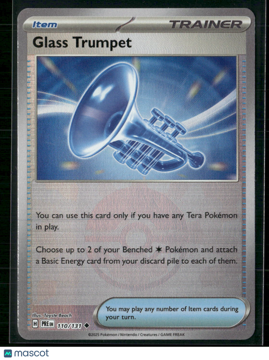 Glass Trumpet #110/131 2025 Prismatic Evolutions Pokeball