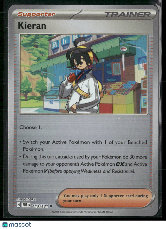 Kieran #113/131 2025 Prismatic Evolutions Pokeball