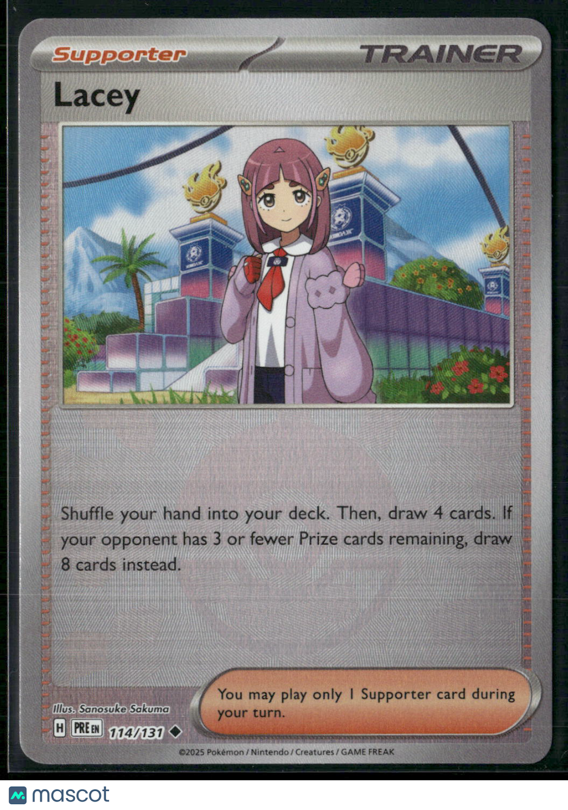 Lacey #114/131 2025 Prismatic Evolutions Pokeball