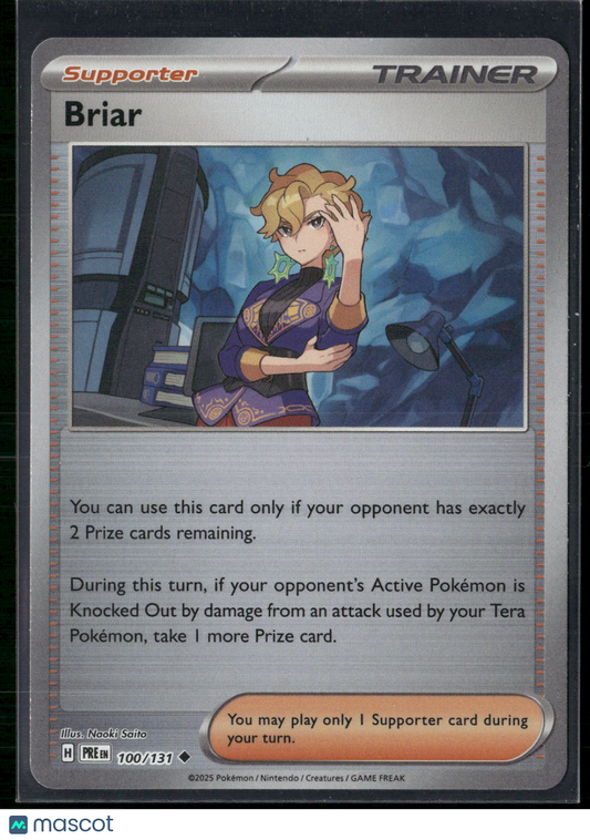 Briar #100/131 2025 Prismatic Evolutions Pokeball