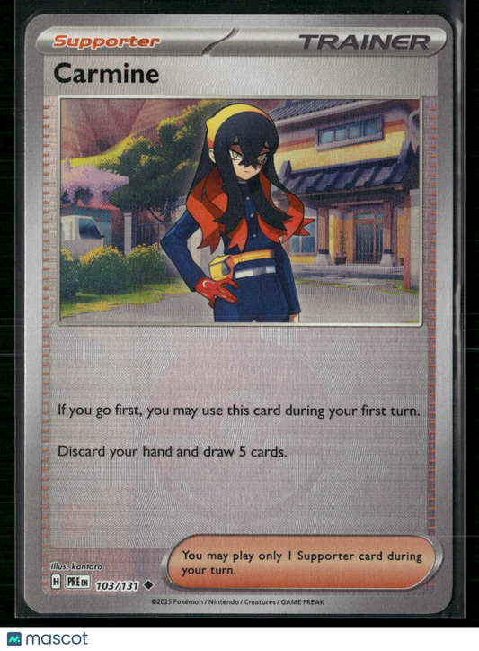 Carmine #103/131 2025 Prismatic Evolutions Pokeball