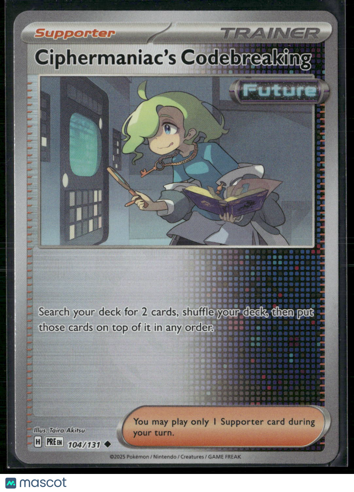 Ciphermaniac's Codebreaking #104/131 2025 Prismatic Evolutions Pokeball