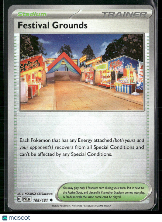 Festival Grounds #108/131 2025 Prismatic Evolutions Pokeball
