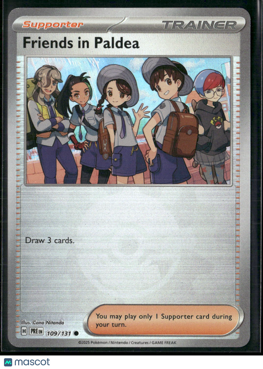 Friends In Paldea #109/131 2025 Prismatic Evolutions Pokeball