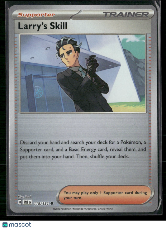 Larry's Skill #115/131 2025 Prismatic Evolutions Pokeball
