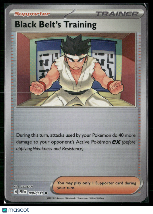 Black Belt's Training #96/131 2025 Prismatic Evolutions Pokeball