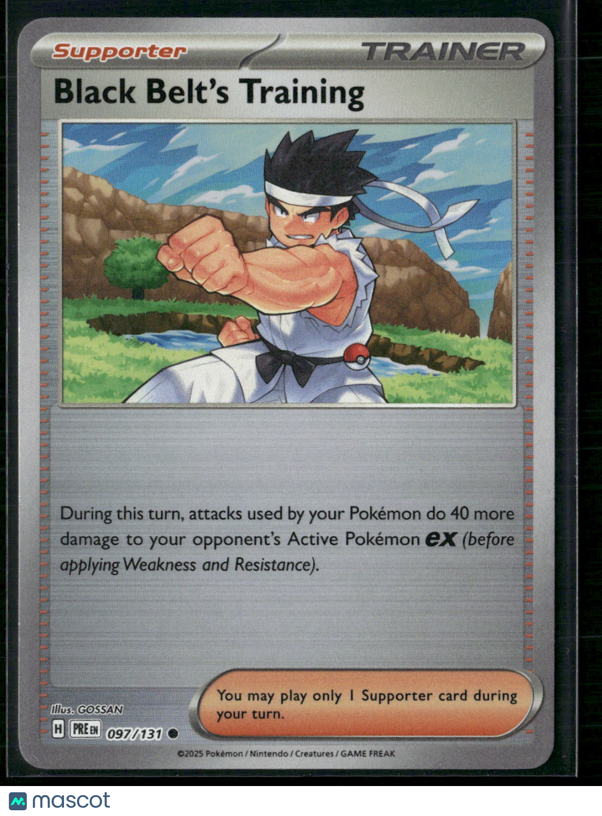 Black Belt's Training #97/131 2025 Prismatic Evolutions Pokeball