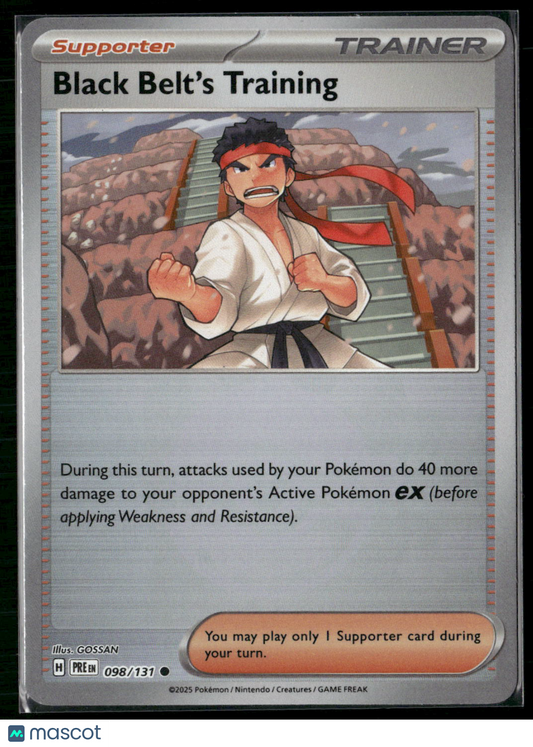 Black Belt's Training #98/131 2025 Prismatic Evolutions Pokeball