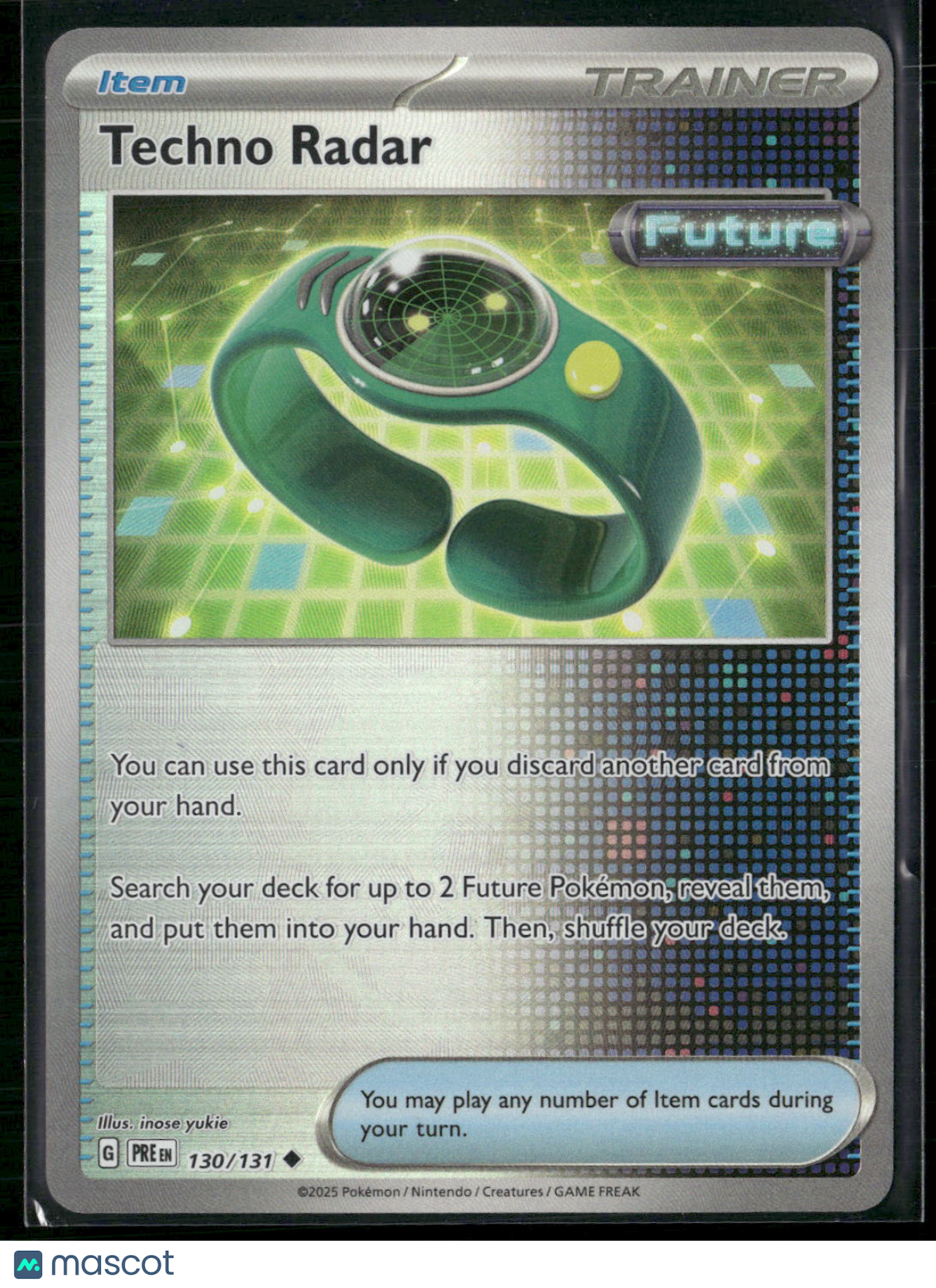 Techno Radar #130/131 2025 Prismatic Evolutions Pokeball