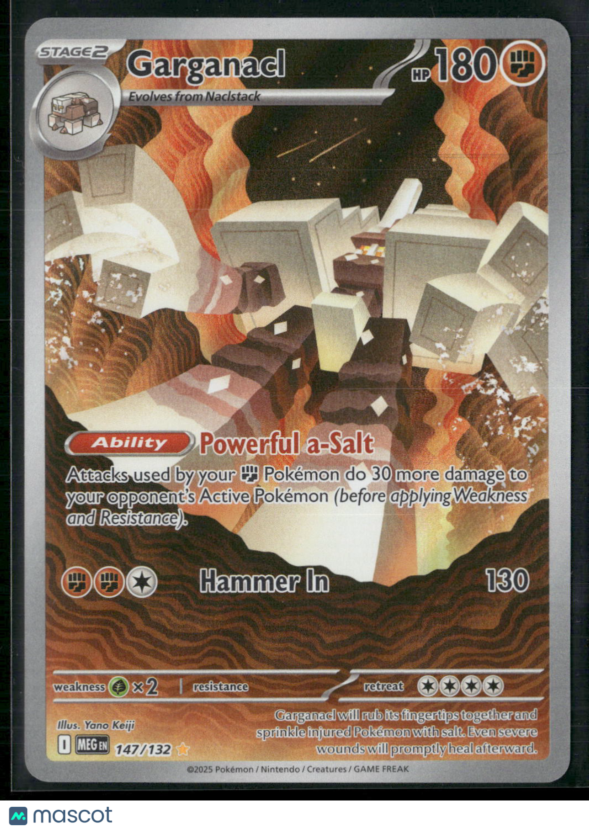 Garganacl #147/132 2025 Mega Evolution Holo