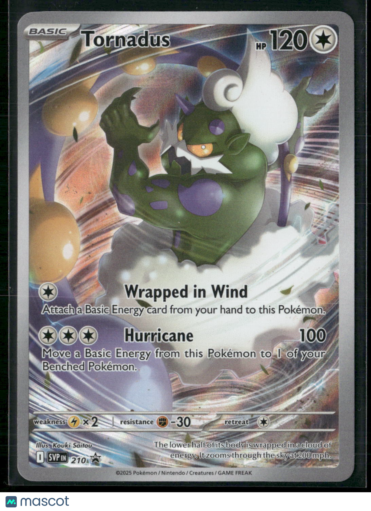 Tornadus #SVP EN 210 2025 Scarlet & Violet Promo Holo
