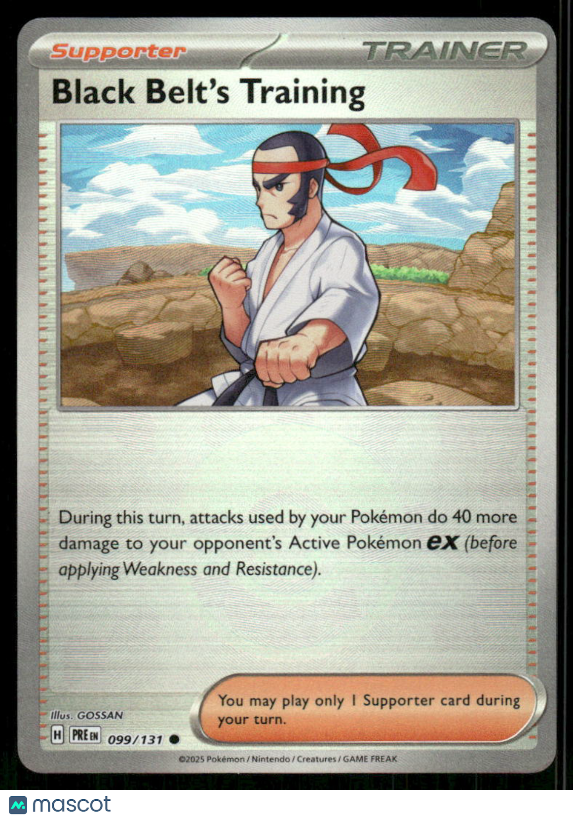 Black Belt's Training #99/131 S&V Prismatic Evolutions Poke Ball Reverse Holo