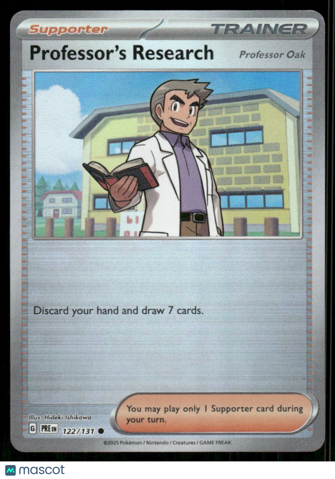 Professor's Research Professor Oak #122/131 Prismatic Evolutions Poke Ball