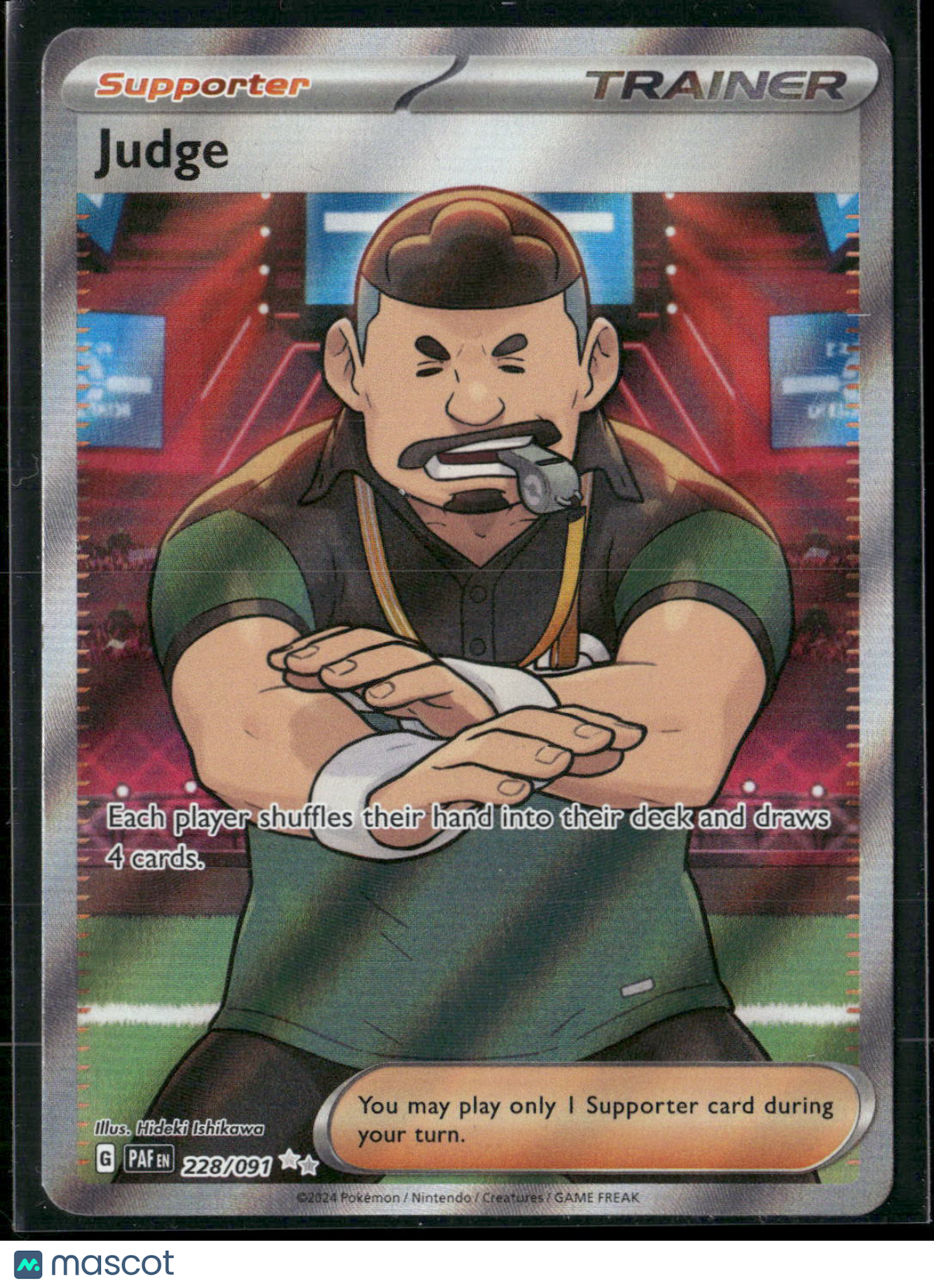 Judge #228/91 2024 Paldean Fates Holo