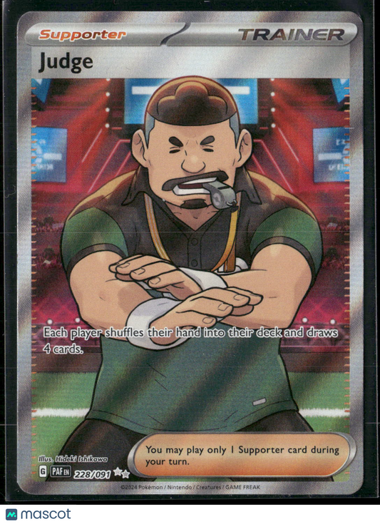 Judge #228/91 2024 Paldean Fates Holo
