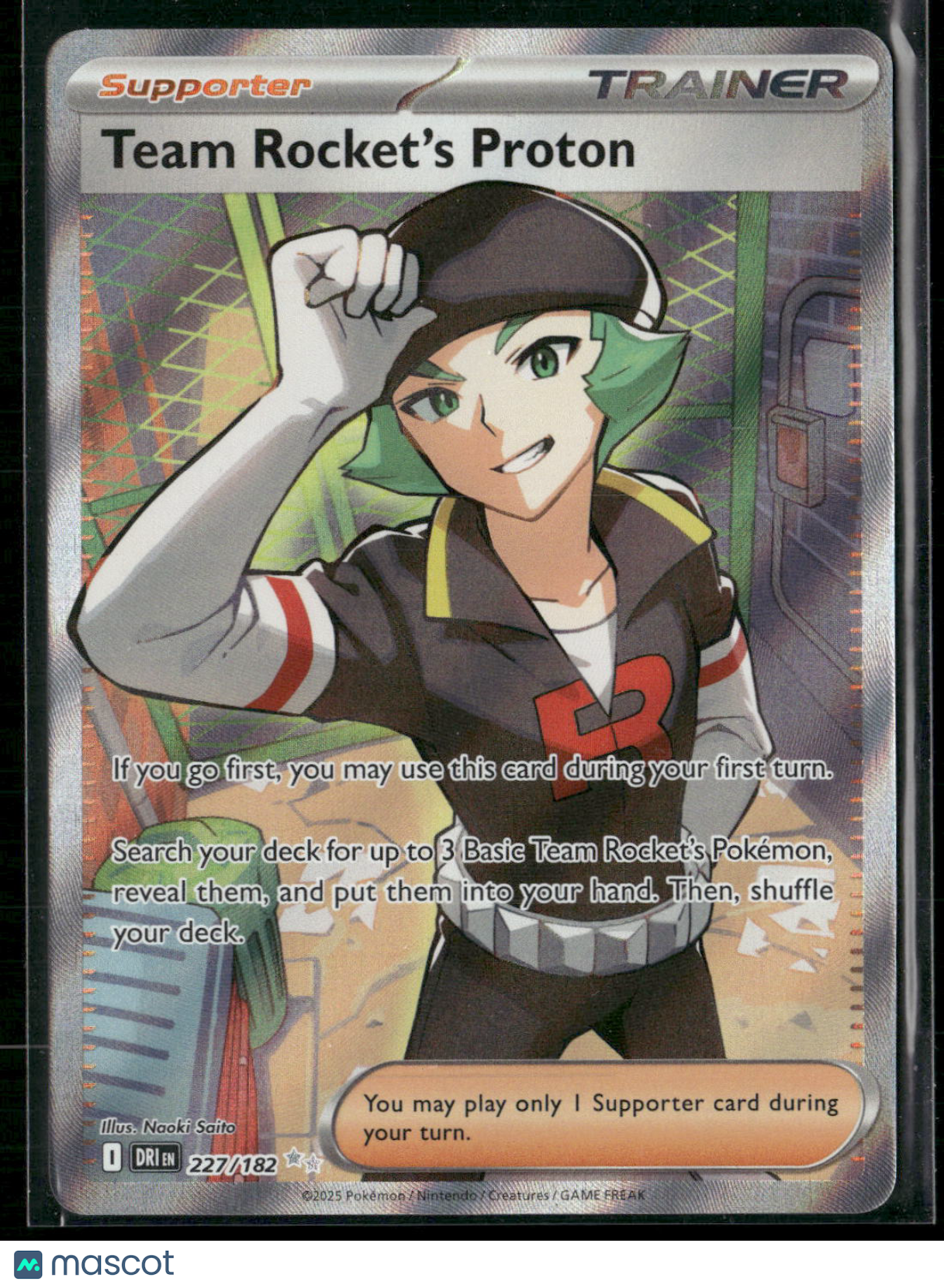 Team Rocket's Proton #227/182 2025 Destined Rivals Holo