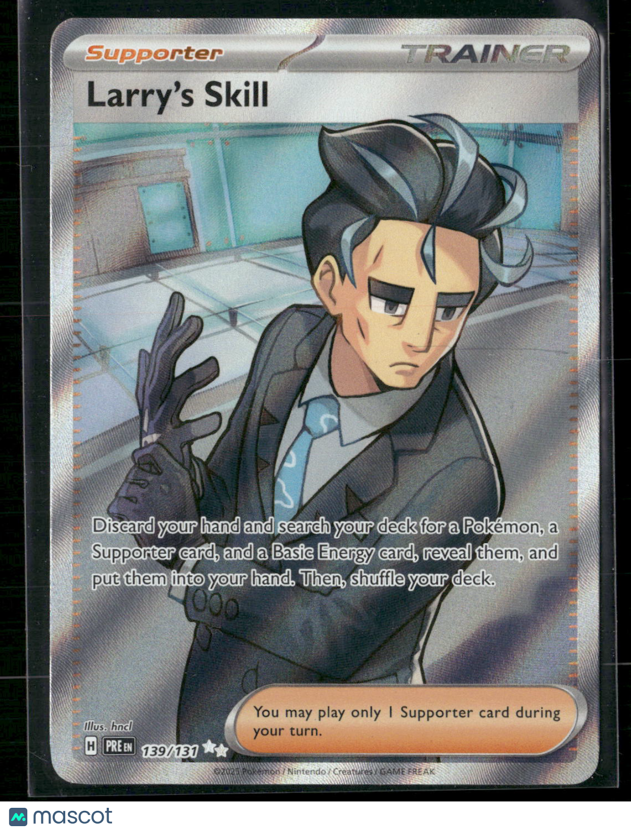Larry's Skill #139/131 2025 Scarlet & Violet Prismatic Evolutions Holo
