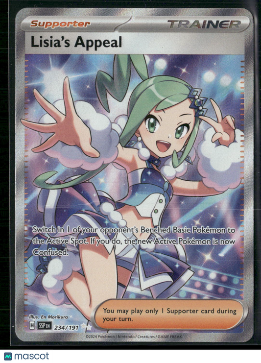 Lisia's Appeal #234/191 2024 Surging Sparks Holo