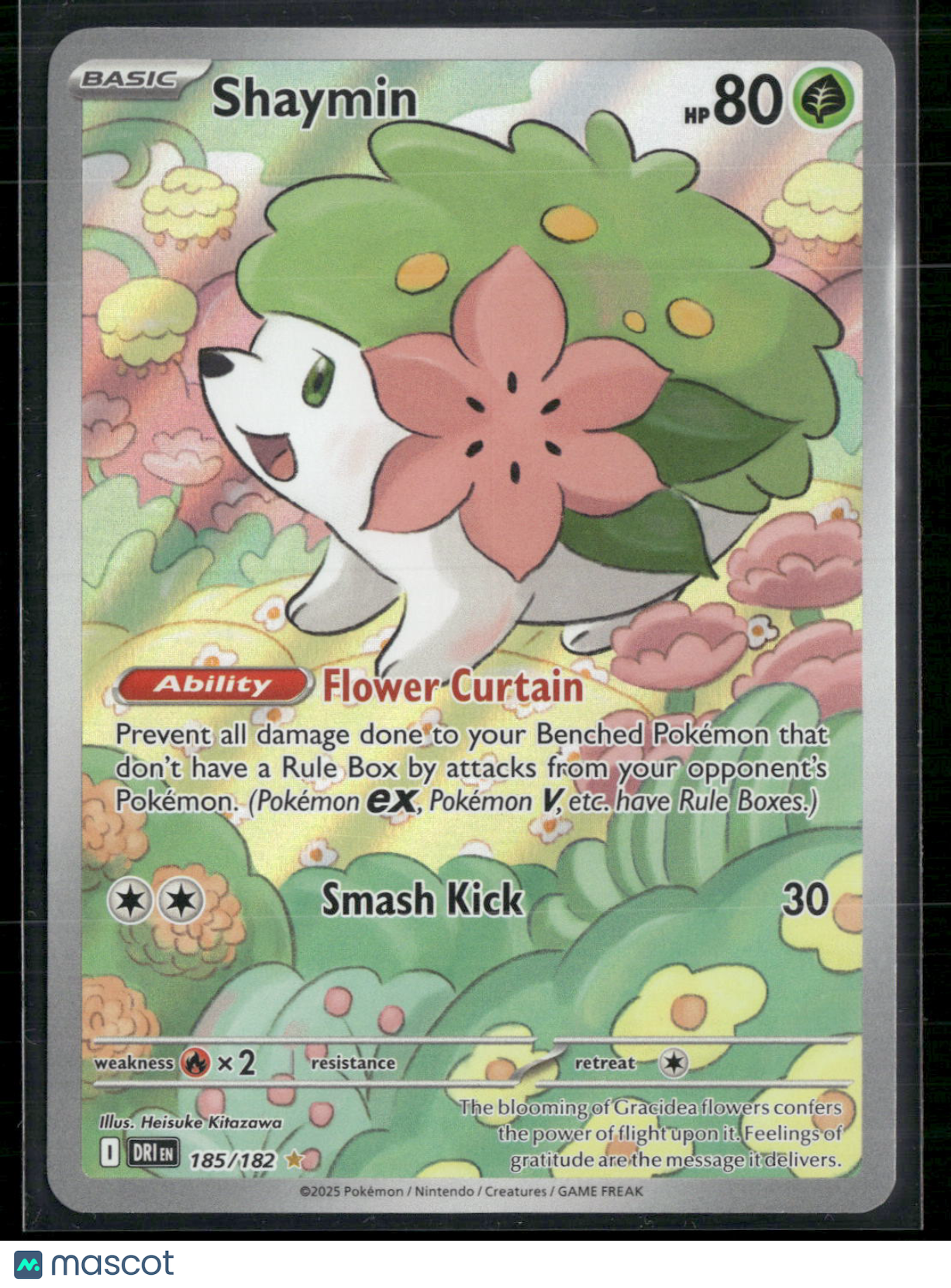 Shaymin #185/182 2025 Scarlet & Violet Destined Rivals Holo