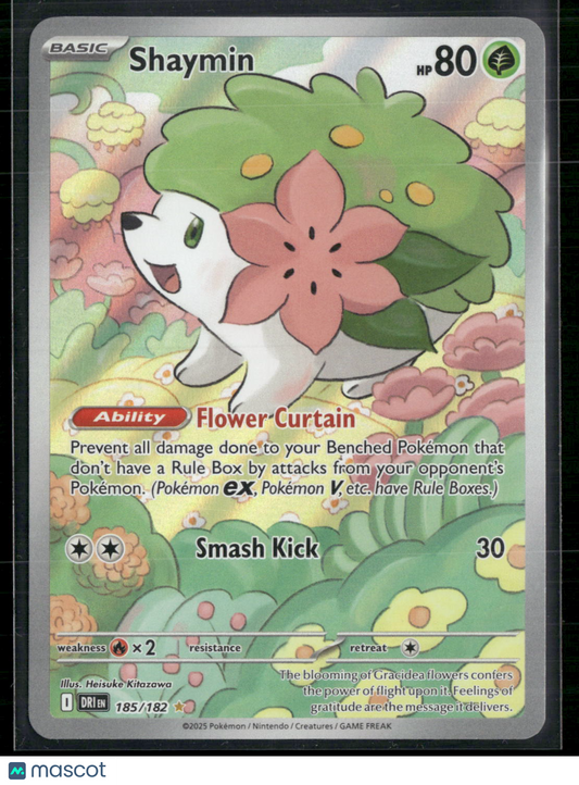 Shaymin #185/182 2025 Scarlet & Violet Destined Rivals Holo