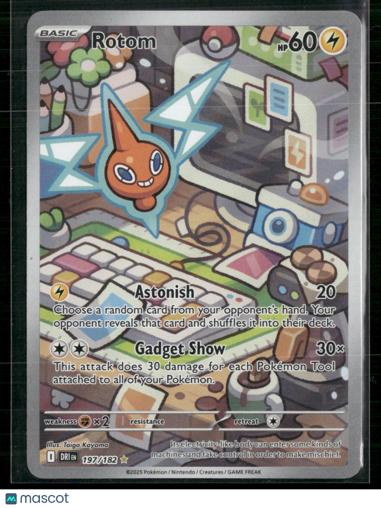 Rotom #197/182 2025 Scarlet & Violet Destined Rivals Holo