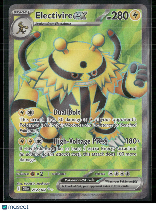 Electivire EX #212/182 2025 Destined Rivals Holo