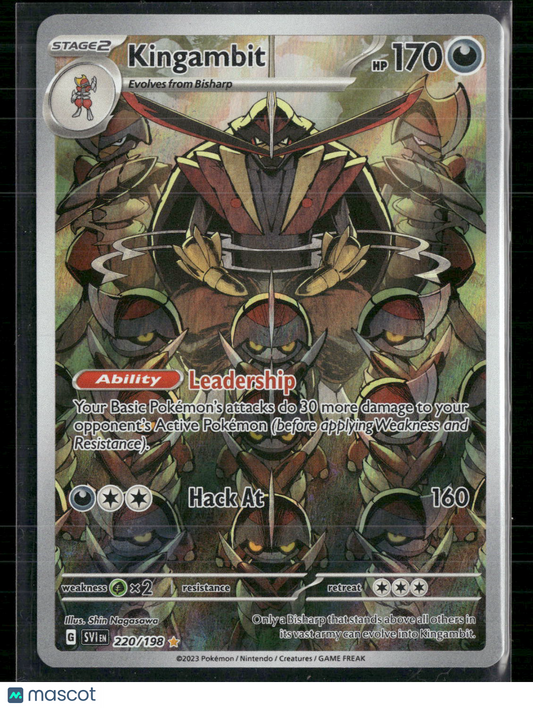 Kingambit #220/198 2023 Scarlet & Violet Holo